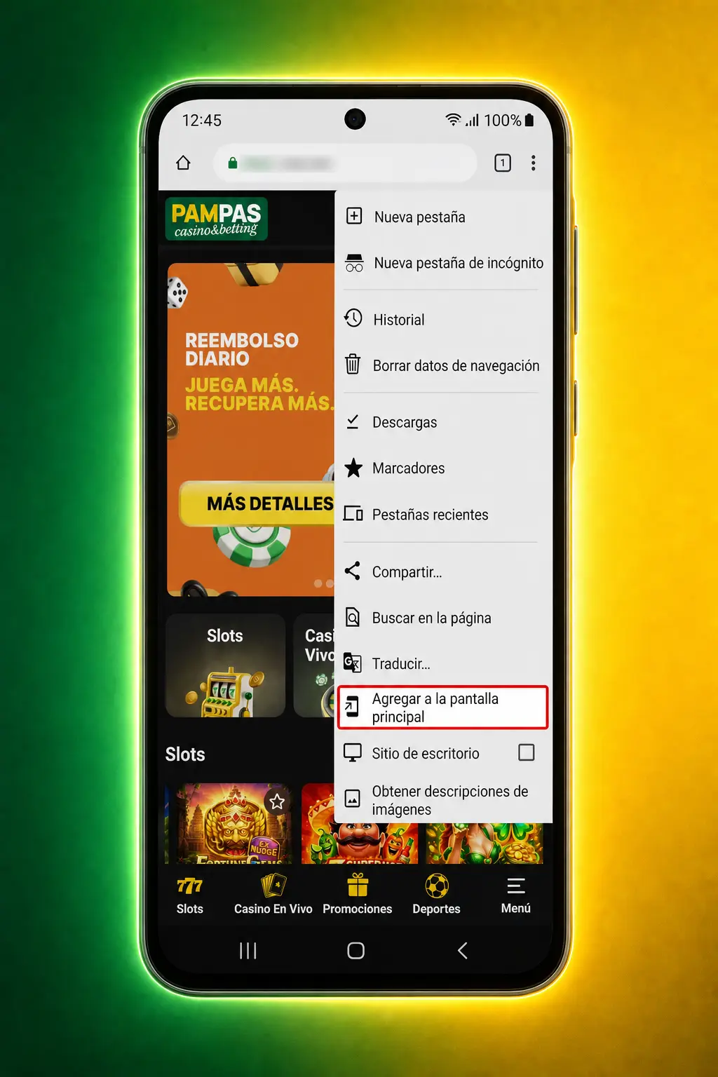 Guía paso a paso para descargar e instalar el APK de Pampas en Android desde el sitio oficial
