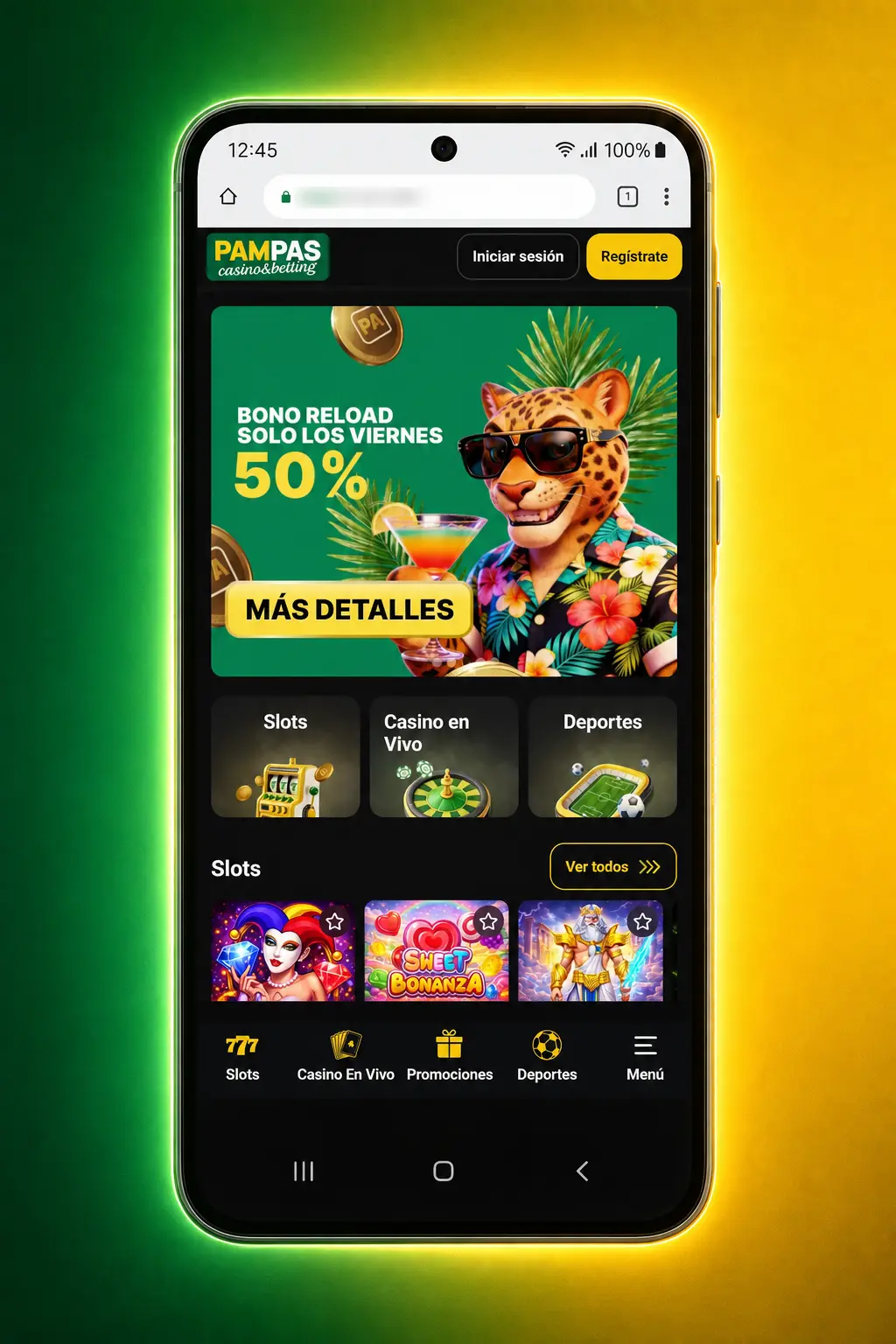 Pasos para descargar e instalar el APK de Pampas en Android desde el sitio oficial