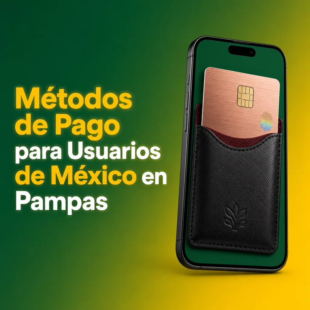 Métodos de pago disponibles en Pampas para usuarios de México: SPEI, tarjeta bancaria, OxxoPay, Todito Cash y 7Eleven