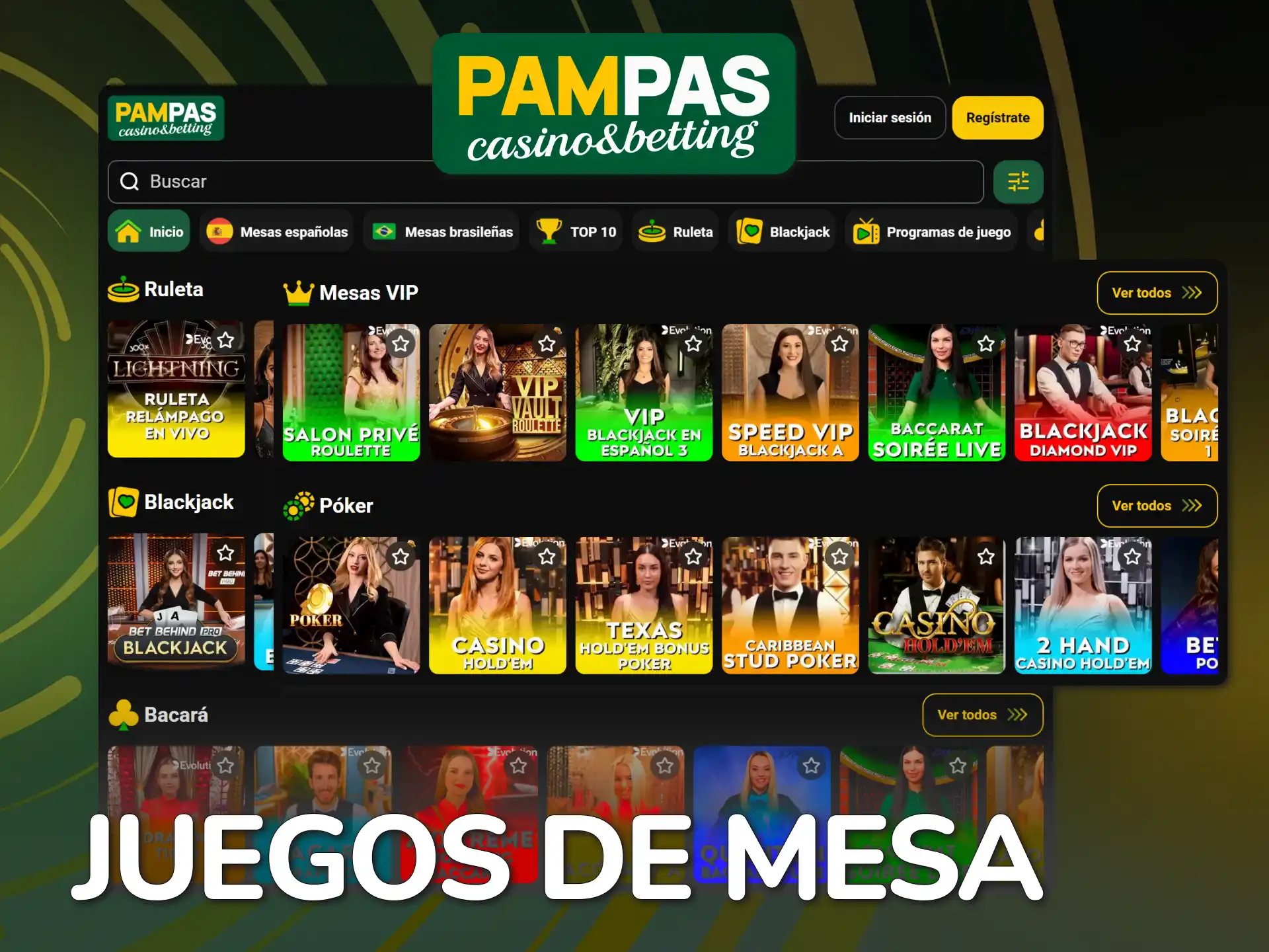 Pon a prueba tu estrategia en juegos de casino online Pampas.